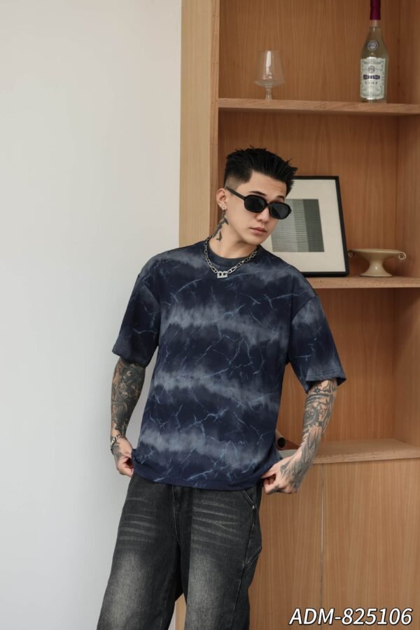 ADM New Woven Effect Print T-shirt 825106 - 200gsm Premium Cotton | Streetwear Wholesale (4 Colors) - Image 15