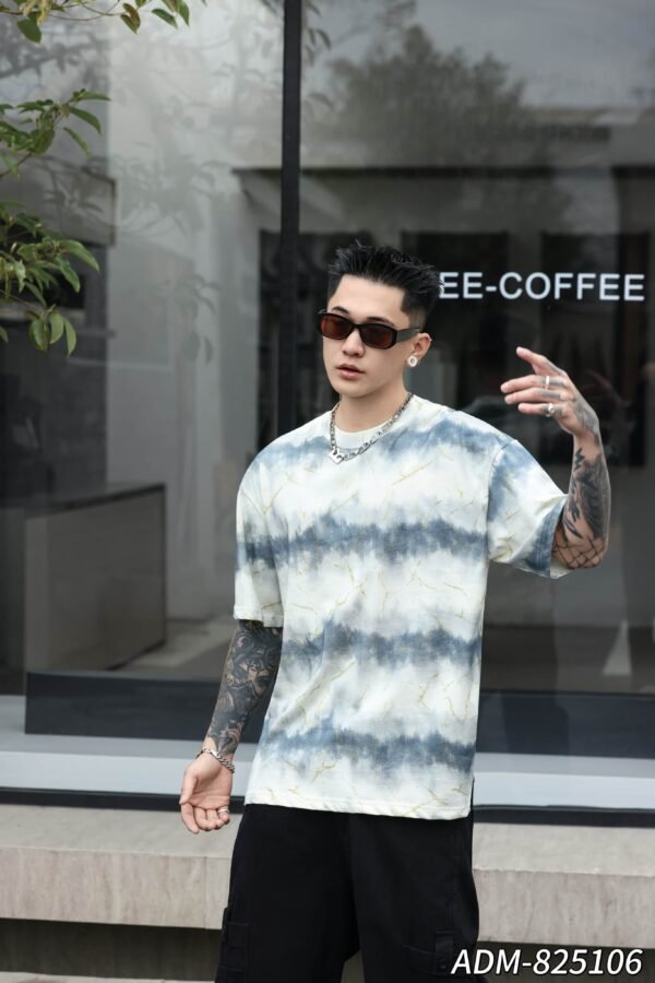 ADM New Woven Effect Print T-shirt 825106 - 200gsm Premium Cotton | Streetwear Wholesale (4 Colors) - Image 11