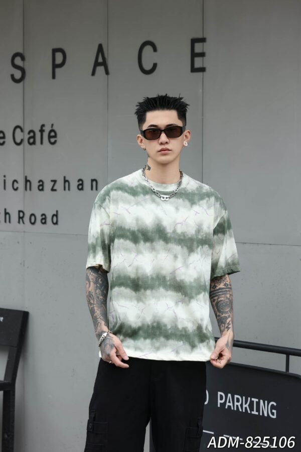 ADM New Woven Effect Print T-shirt 825106 - 200gsm Premium Cotton | Streetwear Wholesale (4 Colors) - Image 8