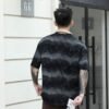 ADM New Woven Effect Print T-shirt 825106 - 200gsm Premium Cotton | Streetwear Wholesale (4 Colors) - ​​Black