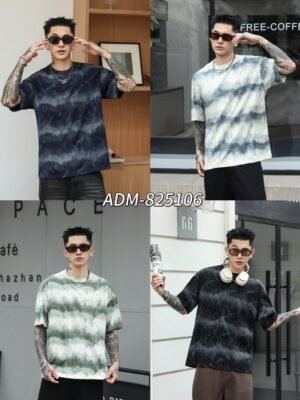 ADM New Woven Effect Print T-shirt 825106 - 200gsm Premium Cotton | Streetwear Wholesale (4 Colors)