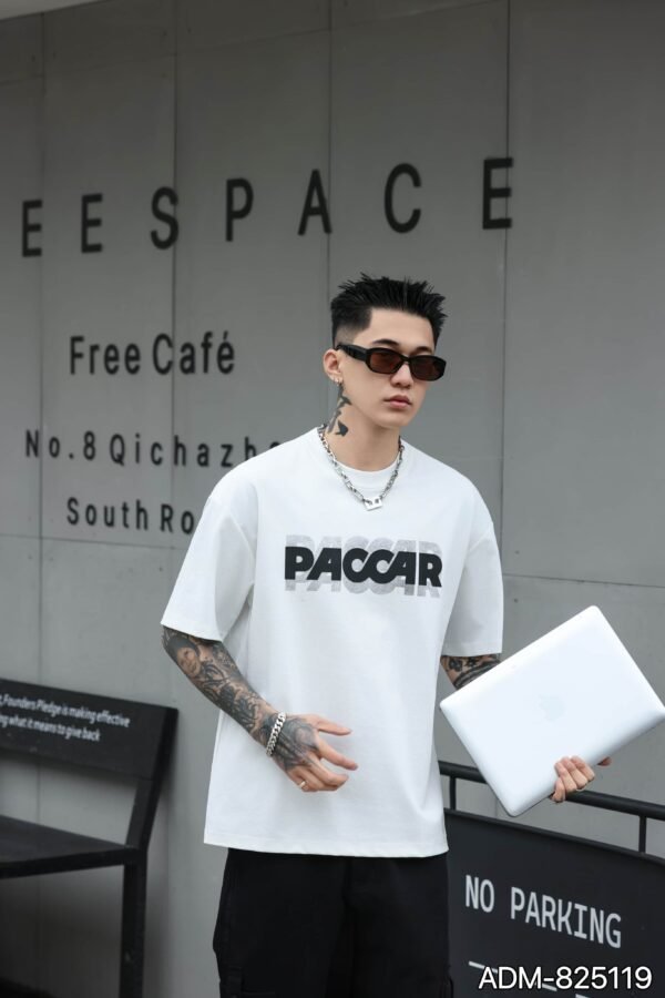 ADM New Halftone Burnout Effect T-shirt 825119 - 200gsm Premium Cotton | Streetwear Wholesale (4 Colors) - Image 12