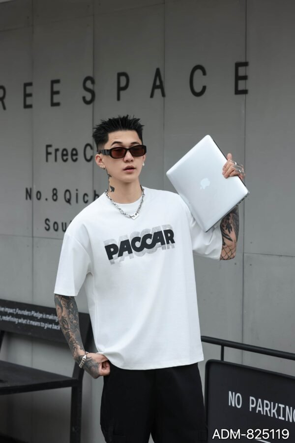 ADM New Halftone Burnout Effect T-shirt 825119 - 200gsm Premium Cotton | Streetwear Wholesale (4 Colors) - Image 11