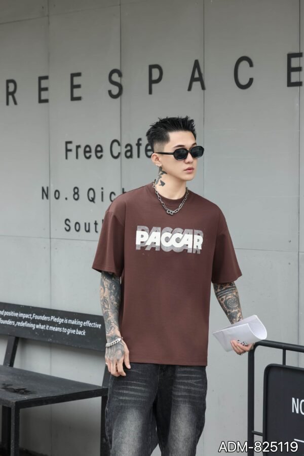 ADM New Halftone Burnout Effect T-shirt 825119 - 200gsm Premium Cotton | Streetwear Wholesale (4 Colors) - Image 8