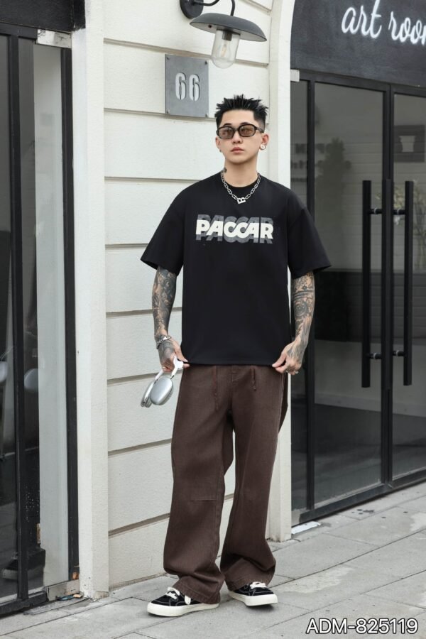 ADM New Halftone Burnout Effect T-shirt 825119 - 200gsm Premium Cotton | Streetwear Wholesale (4 Colors) - Image 4