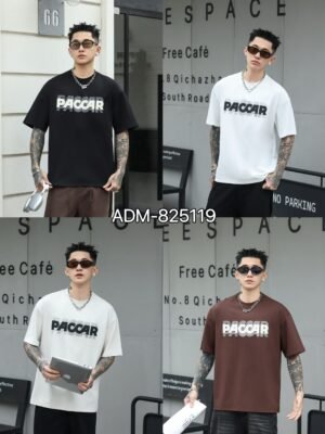 ADM New Halftone Burnout Effect T-shirt 825119 - 200gsm Premium Cotton | Streetwear Wholesale (4 Colors)