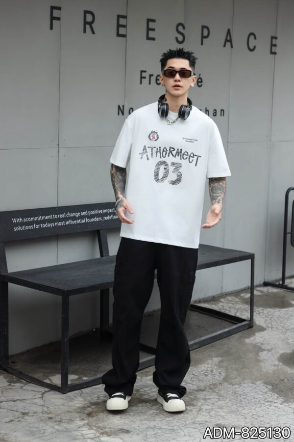 ADM New Vintage Wash Heavyweight T-shirt 825130 - 260gsm Premium Cotton | Streetwear Wholesale (4 Colors) - Image 13
