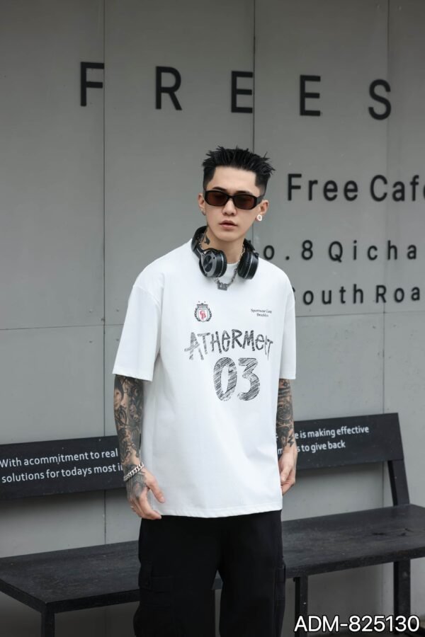ADM New Vintage Wash Heavyweight T-shirt 825130 - 260gsm Premium Cotton | Streetwear Wholesale (4 Colors) - Image 11