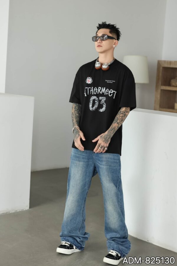 ADM New Vintage Wash Heavyweight T-shirt 825130 - 260gsm Premium Cotton | Streetwear Wholesale (4 Colors) - Image 10