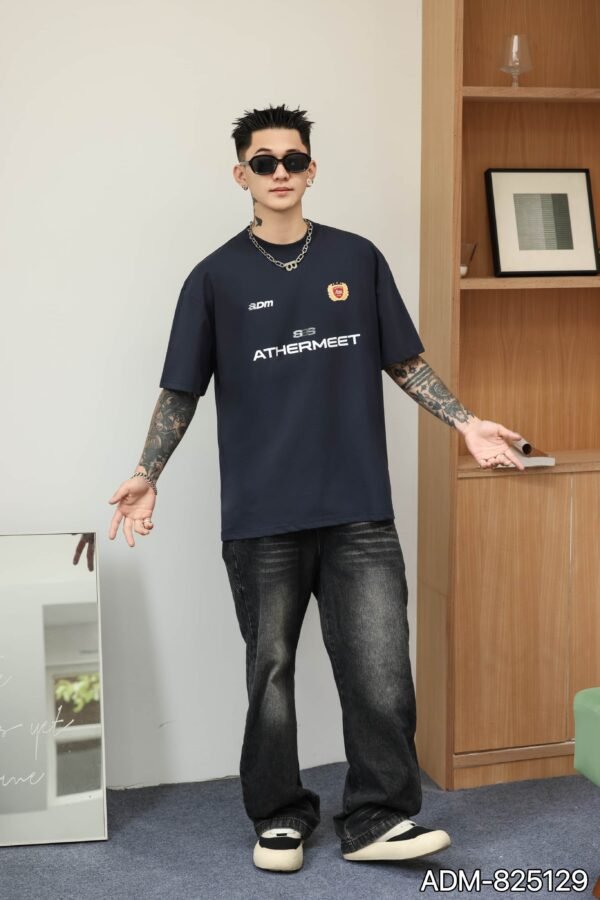 ADM New Vintage Wash Heavyweight T-shirt 825129 - 260gsm Premium Cotton | Streetwear Wholesale (4 Colors) - Image 14