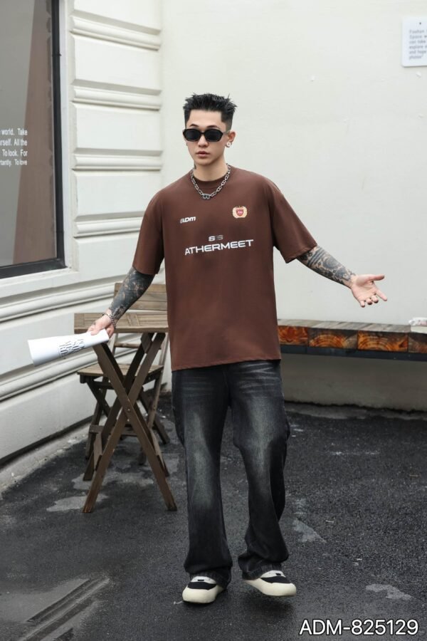 ADM New Vintage Wash Heavyweight T-shirt 825129 - 260gsm Premium Cotton | Streetwear Wholesale (4 Colors) - Image 11