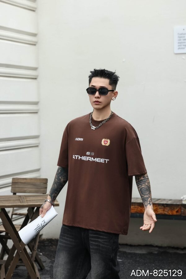 ADM New Vintage Wash Heavyweight T-shirt 825129 - 260gsm Premium Cotton | Streetwear Wholesale (4 Colors) - Image 10