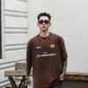 ADM New Vintage Wash Heavyweight T-shirt 825129 - 260gsm Premium Cotton | Streetwear Wholesale (4 Colors) - Coffee