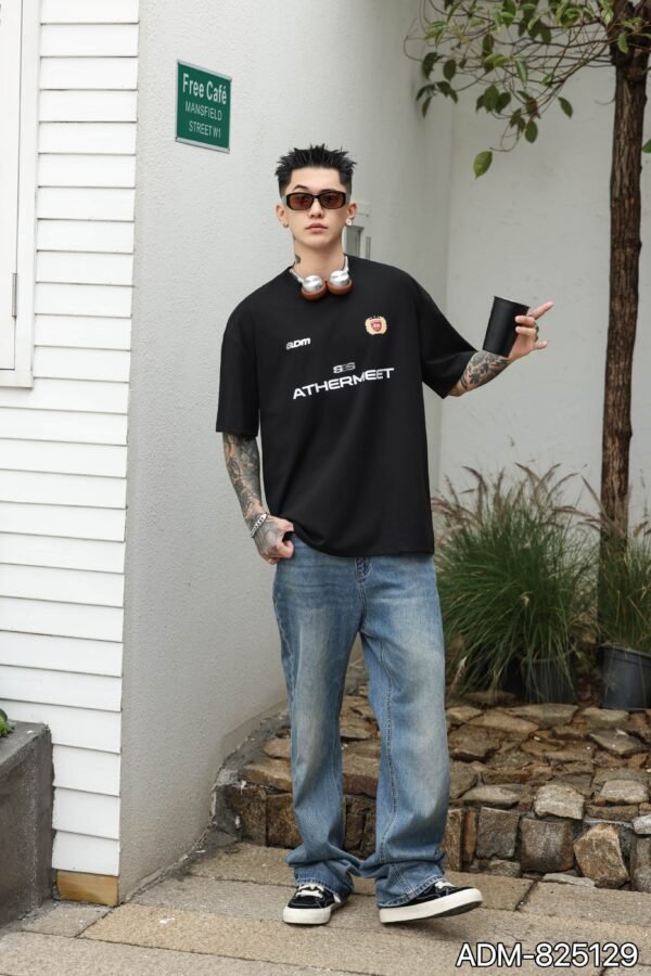 ADM New Vintage Wash Heavyweight T-shirt 825129 - 260gsm Premium Cotton | Streetwear Wholesale (4 Colors) - Image 7