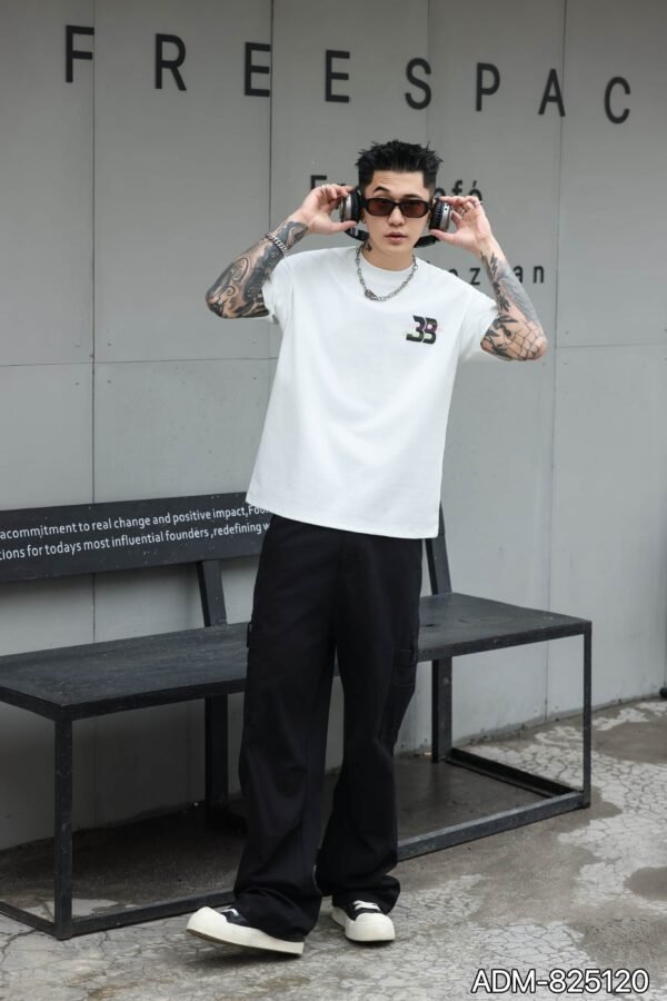 ADM New Halftone Art Cotton T-shirt 825120 - 200gsm Premium Streetwear | Wholesale (4 Colors) - Image 14