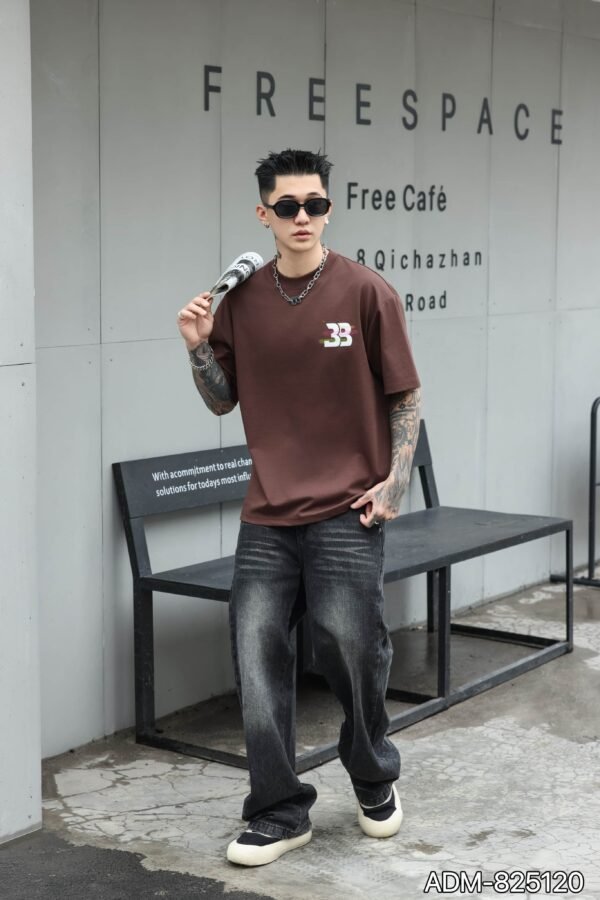 ADM New Halftone Art Cotton T-shirt 825120 - 200gsm Premium Streetwear | Wholesale (4 Colors) - Image 9