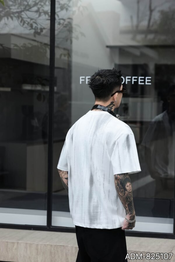 ADM New Fabric Print Cotton T-shirt 825107 - 200gsm Premium Streetwear | Wholesale (4 Colors) - Image 12