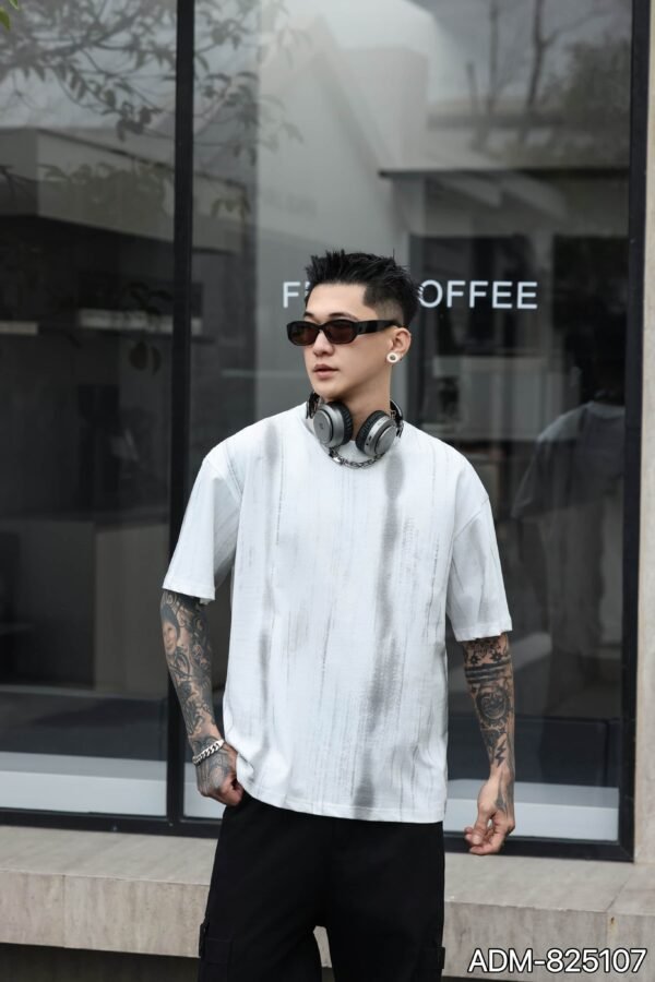 ADM New Fabric Print Cotton T-shirt 825107 - 200gsm Premium Streetwear | Wholesale (4 Colors) - Image 11