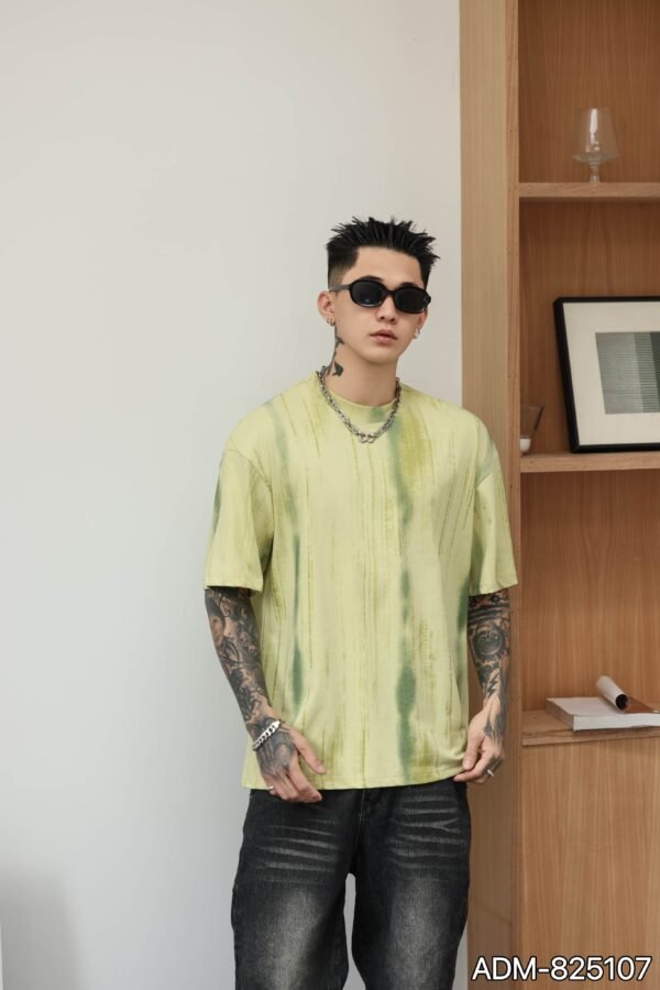 ADM New Fabric Print Cotton T-shirt 825107 - 200gsm Premium Streetwear | Wholesale (4 Colors) - Image 9