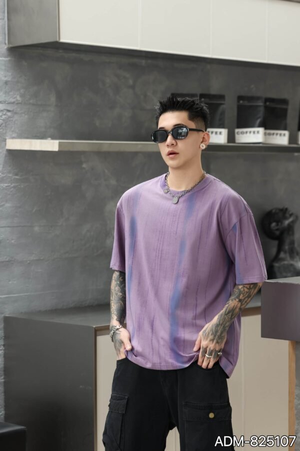 ADM New Fabric Print Cotton T-shirt 825107 - 200gsm Premium Streetwear | Wholesale (4 Colors) - Image 2