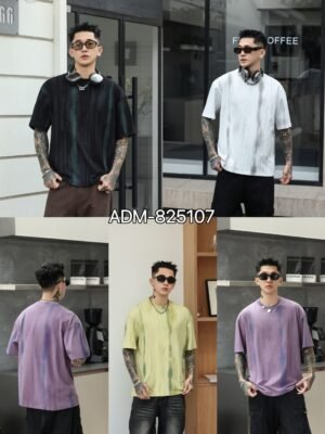 ADM New Fabric Print Cotton T-shirt 825107 - 200gsm Premium Streetwear | Wholesale (4 Colors)