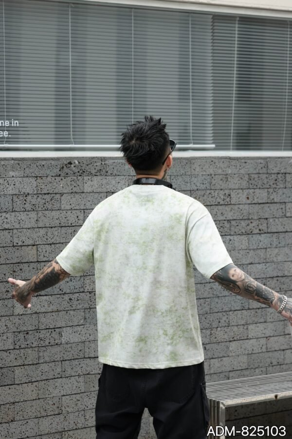 ADM New Woven Effect Print T-shirt 825103 - 200gsm Premium Cotton | Streetwear Wholesale (4 Colors) - Image 4