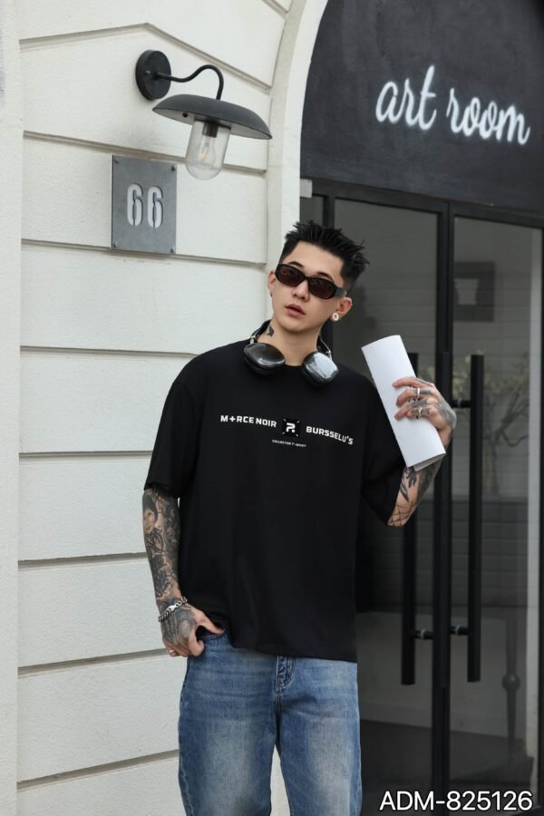 ADM New Graphic Print Cotton T-shirt 825126 - 200gsm Premium Streetwear | Wholesale (3 Colors) - Image 8