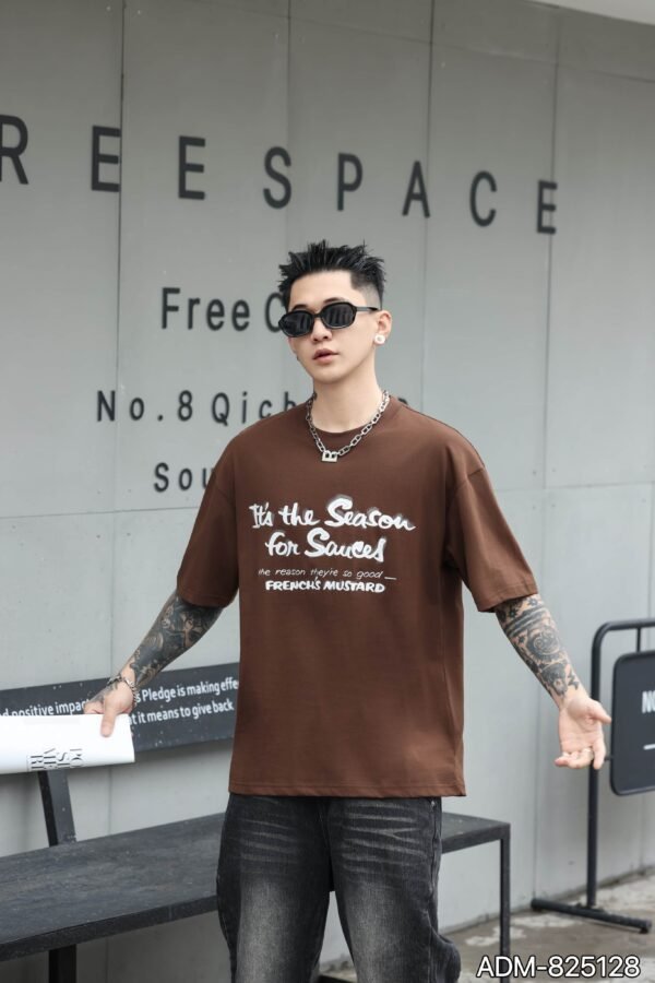 ADM New 3D Rubber Print Cotton T-shirt 825128 - 200gsm Premium Streetwear | Wholesale (4 Colors) - Image 14