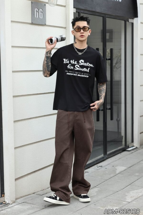 ADM New 3D Rubber Print Cotton T-shirt 825128 - 200gsm Premium Streetwear | Wholesale (4 Colors) - Image 12