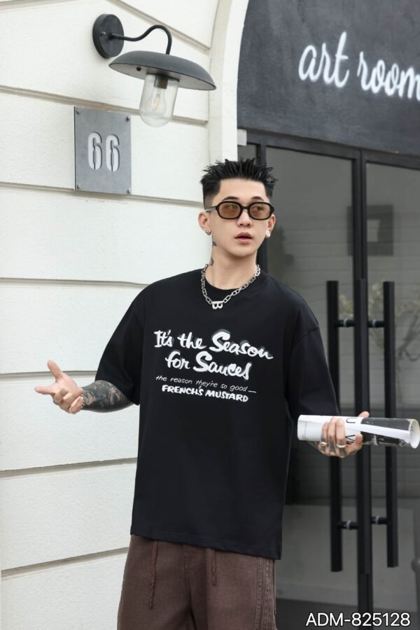 ADM New 3D Rubber Print Cotton T-shirt 825128 - 200gsm Premium Streetwear | Wholesale (4 Colors) - Image 10