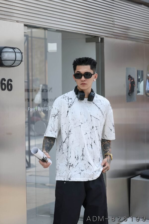 ADM New Two Tone Burnout Cotton T-shirt 825199 - 200gsm Premium Streetwear | Wholesale (3 Colors) - Image 9