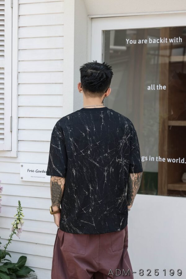 ADM New Two Tone Burnout Cotton T-shirt 825199 - 200gsm Premium Streetwear | Wholesale (3 Colors) - Image 6