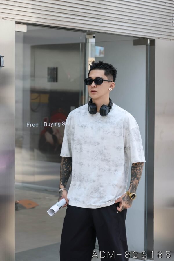 ADM New Bamboo Knit Cotton T-shirt 825185 - 200gsm Eco Streetwear | Wholesale (2 Colors) - Image 7