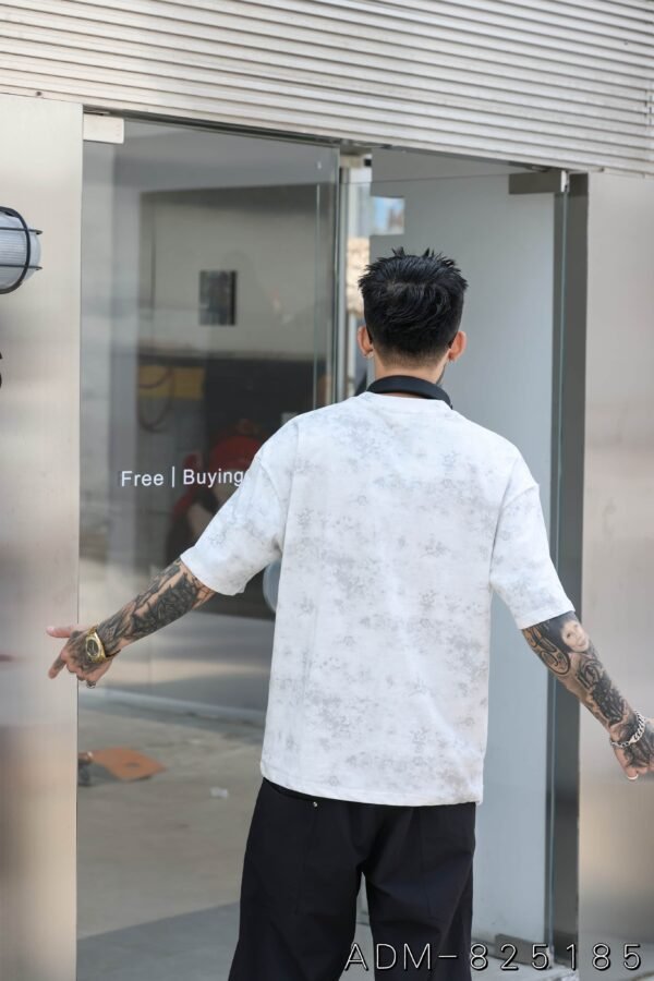 ADM New Bamboo Knit Cotton T-shirt 825185 - 200gsm Eco Streetwear | Wholesale (2 Colors) - Image 6