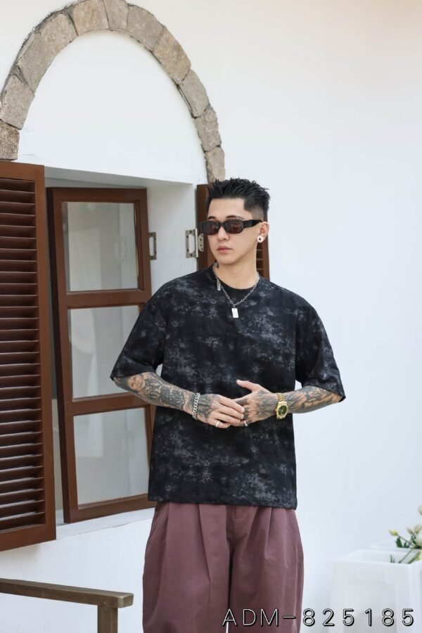 ADM New Bamboo Knit Cotton T-shirt 825185 - 200gsm Eco Streetwear | Wholesale (2 Colors) - Image 2
