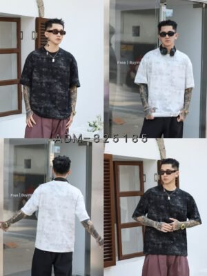 ADM New Bamboo Knit Cotton T-shirt 825185 - 200gsm Eco Streetwear | Wholesale (2 Colors)