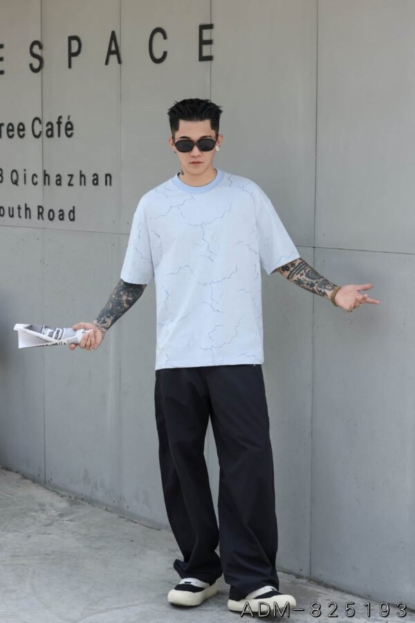ADM New Two Tone Burnout Cotton T-shirt 825193 - 200gsm Premium Streetwear | Wholesale (7 Colors) - Image 12