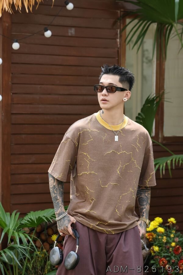 ADM New Two Tone Burnout Cotton T-shirt 825193 - 200gsm Premium Streetwear | Wholesale (7 Colors) - Image 9