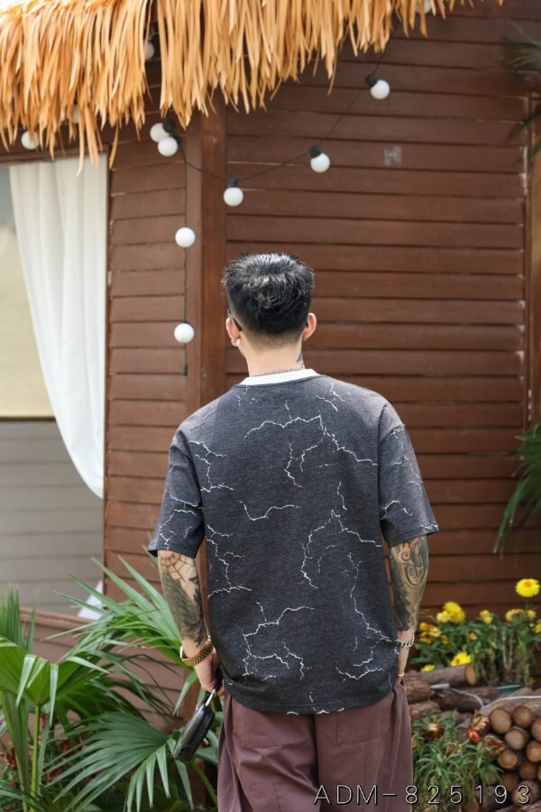 ADM New Two Tone Burnout Cotton T-shirt 825193 - 200gsm Premium Streetwear | Wholesale (7 Colors) - Image 5