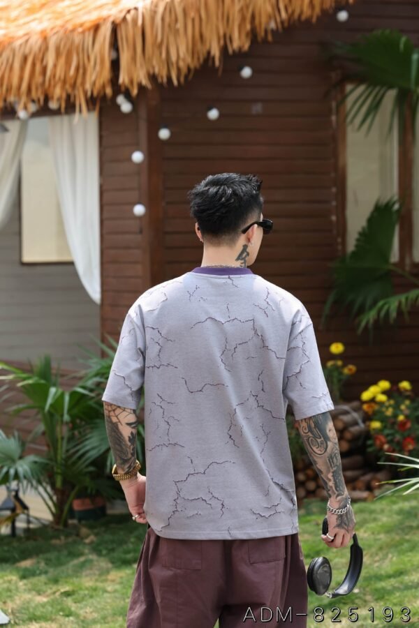 ADM New Two Tone Burnout Cotton T-shirt 825193 - 200gsm Premium Streetwear | Wholesale (7 Colors) - Image 2