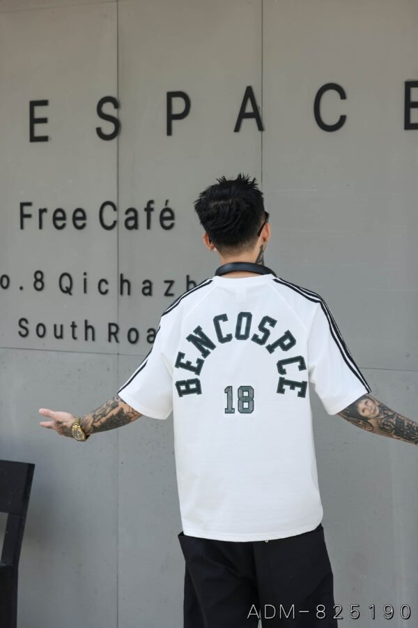ADM New Embroidered Stretch Cotton T-shirt 825190 - 200gsm Premium Streetwear | Wholesale (3 Colors) - Image 10