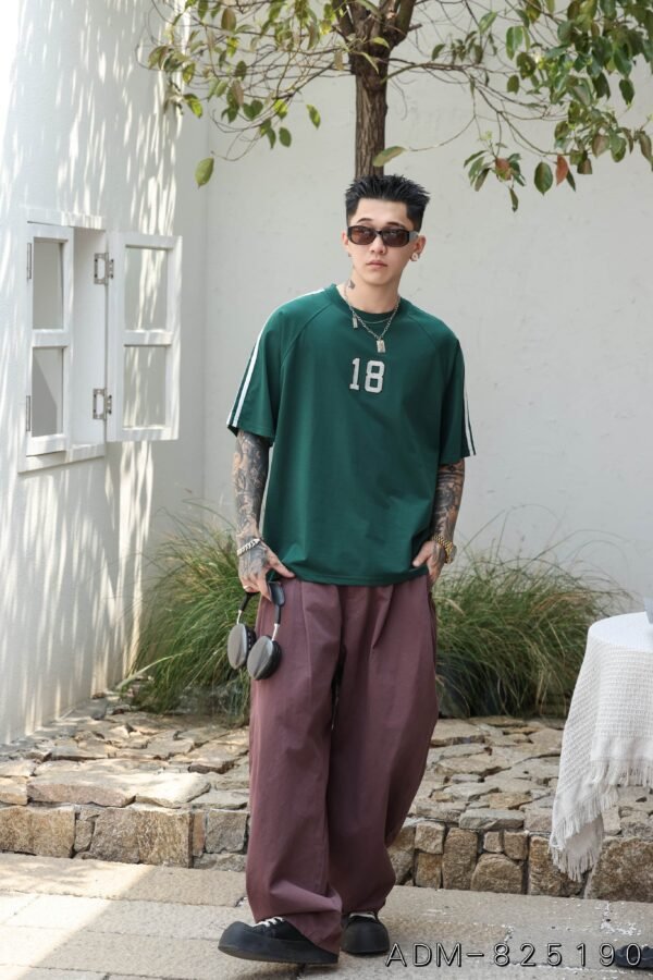 ADM New Embroidered Stretch Cotton T-shirt 825190 - 200gsm Premium Streetwear | Wholesale (3 Colors) - Image 7