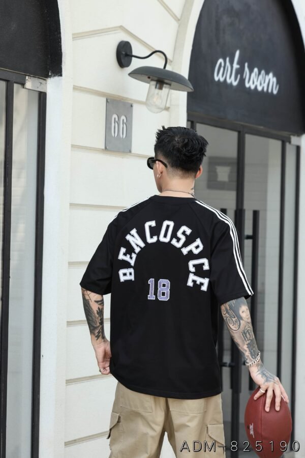 ADM New Embroidered Stretch Cotton T-shirt 825190 - 200gsm Premium Streetwear | Wholesale (3 Colors) - Image 3