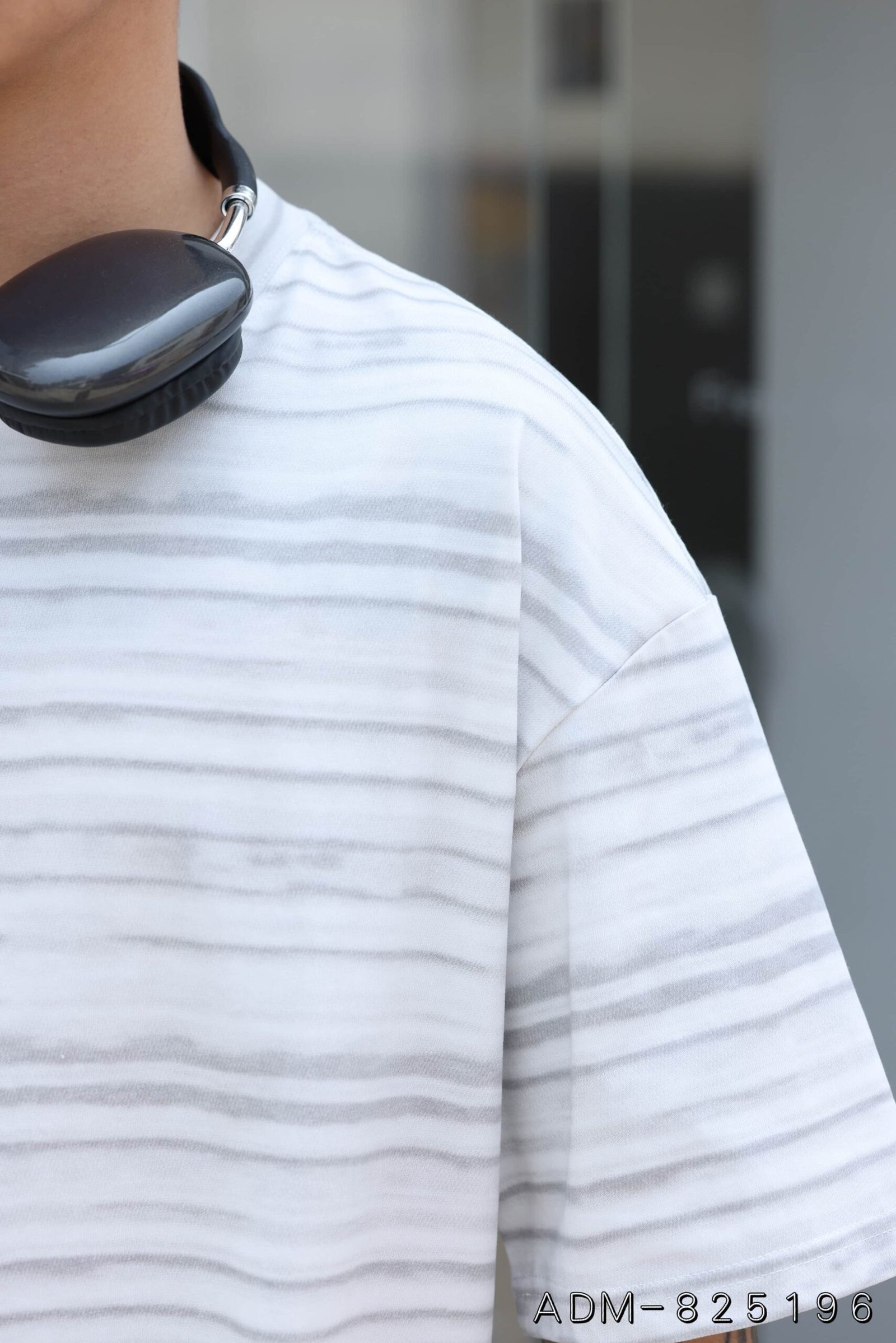 ADM New Custom Stripe Cotton T-shirt 825196 - 200gsm Premium Streetwear | Wholesale (4 Colors) - Image 12