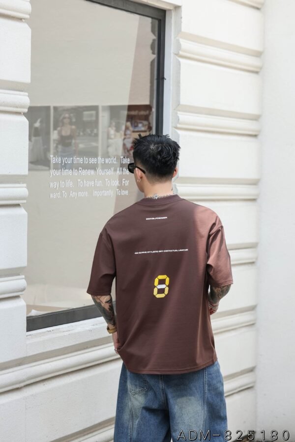ADM New Suede Foam Print T-shirt 825180 - 200gsm Premium Cotton | Streetwear Wholesale (3 Colors) - Image 4