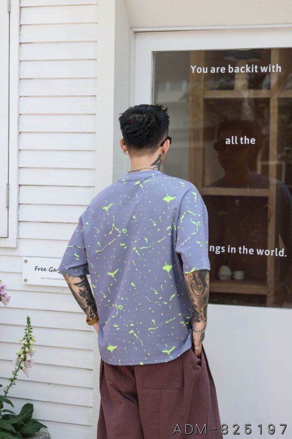 ADM new Two Tone Burnout Cotton T-shirt 825197 - 200gsm Premium Streetwear | Wholesale (4 Colors) - Image 11