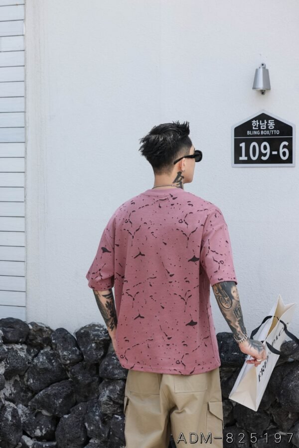ADM new Two Tone Burnout Cotton T-shirt 825197 - 200gsm Premium Streetwear | Wholesale (4 Colors) - Image 3