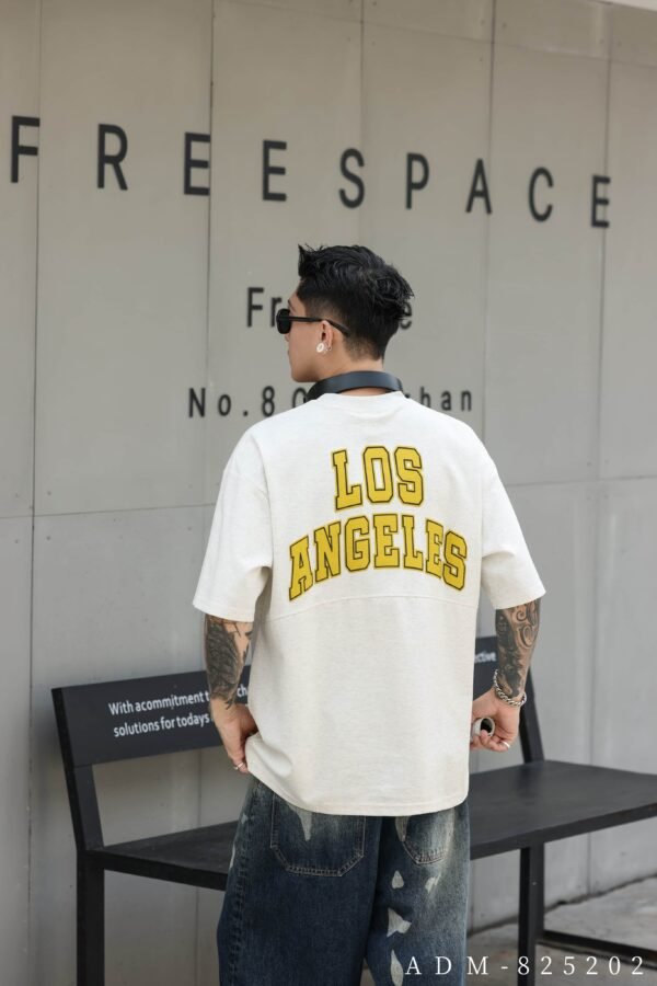 ADM New Velvet Foam Print Cotton T-shirt 825202 - 200gsm Premium Streetwear | Wholesale (3 Colors) - Image 3