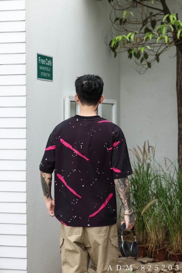 ADM New Two-Tone Burnout Splatter T-shirt 825203 - 200gsm Premium Streetwear | Wholesale (4 Colors) - Image 6