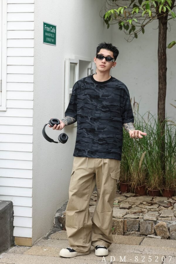 ADM New Ultra-Soft Camo Cotton T-shirt 825207 - 200gsm Premium Streetwear | Wholesale (3 Colors) - Image 10